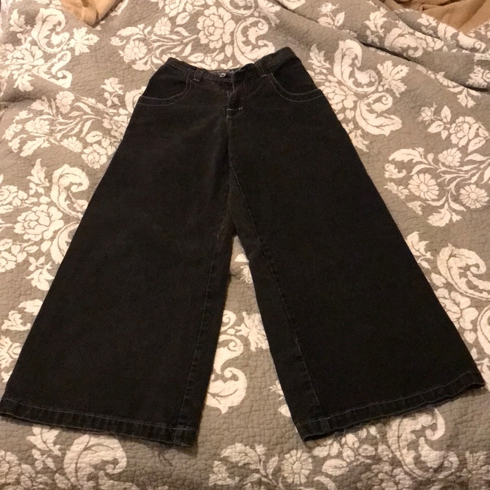 All Black Flare JNCO Jeans